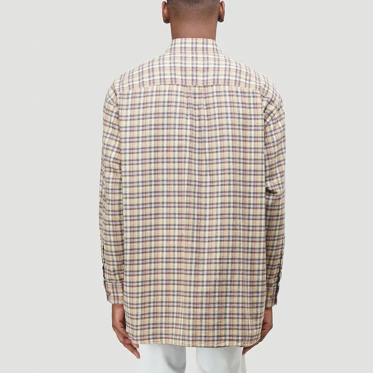 GUCCI Shirts Men Beige-3