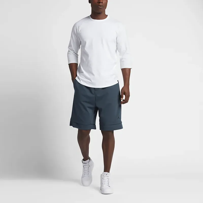 Jordan Casual Shorts Men Mature Blue-3