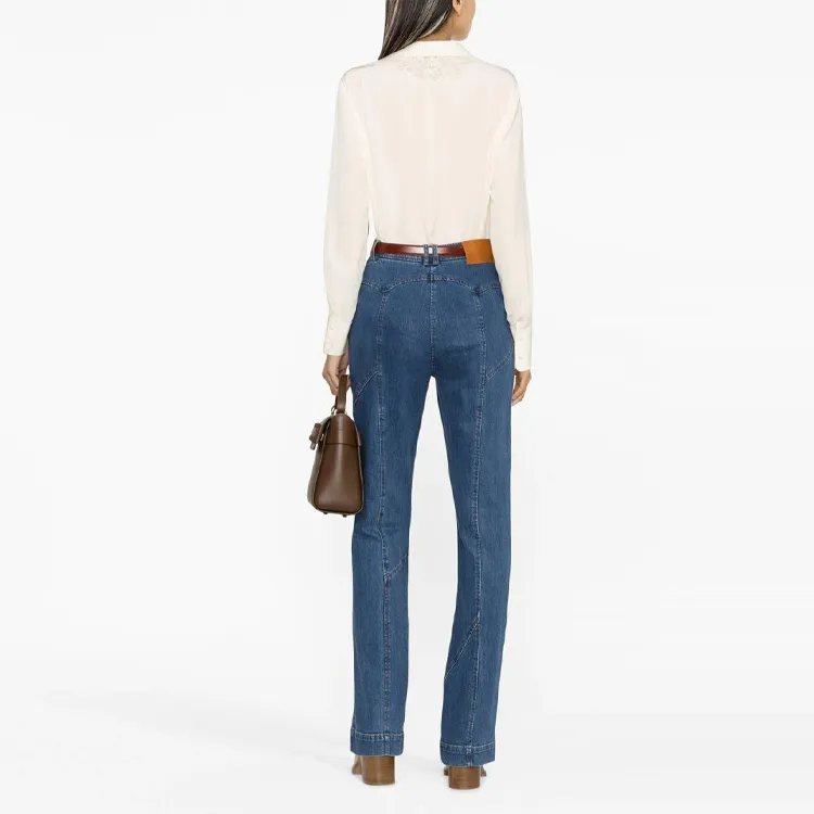 Chloé Guipure Detailed Long Sleeved Blouse-3