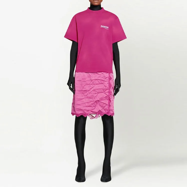 Balenciaga SS23 Short-Sleeved Dresses Women's Pink-1