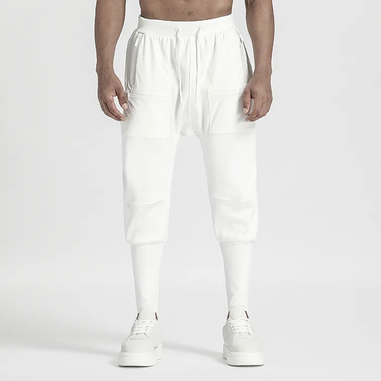 NORVINCY Western Outdoor Trendy Solid Color Cargo Pants Unisex-8