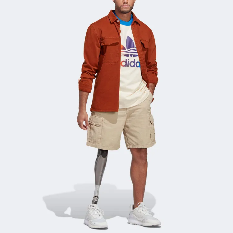 Adidas Originals Adicolor 70s T Shirt Men's Beige-3