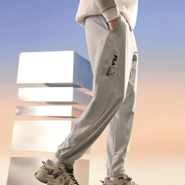 FILA Casual Pants Men Cement-2