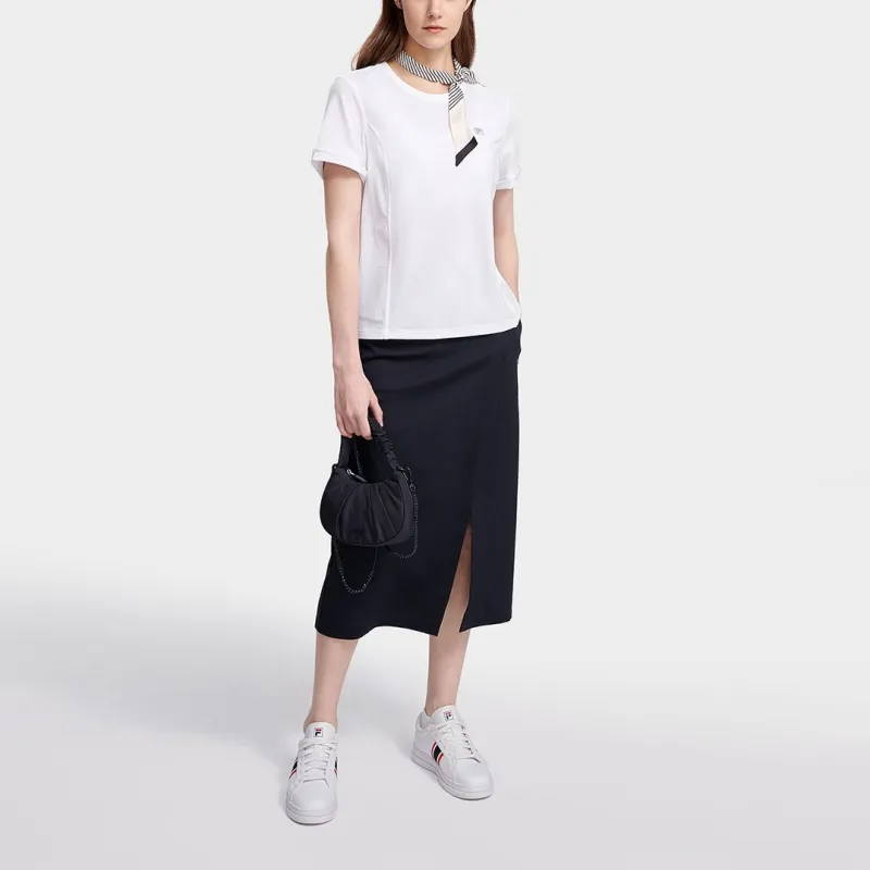 FILA Casual Long Skirts Women's Legend Blue-5