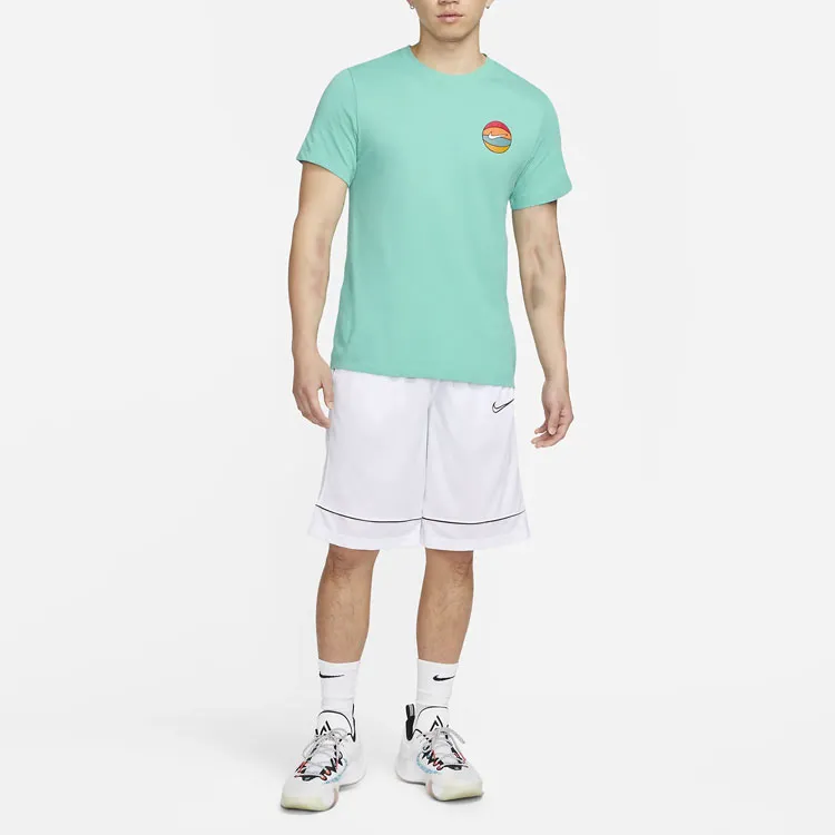 Nike Dri Fit T Shirts Men Turquoise-2