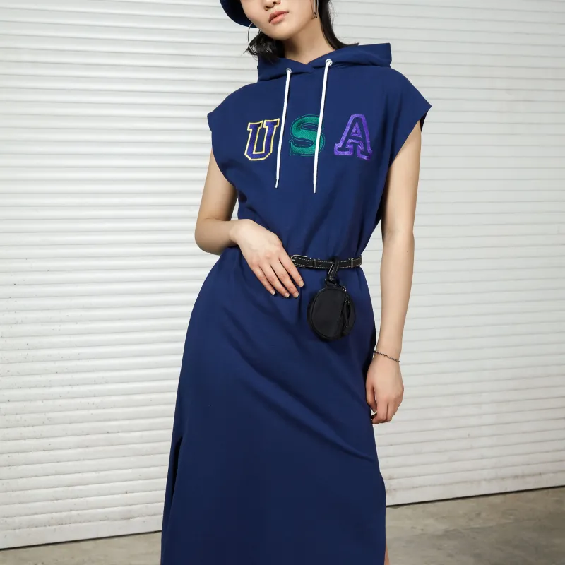 Champion Dress Japan Version Women's Navy Blue-2