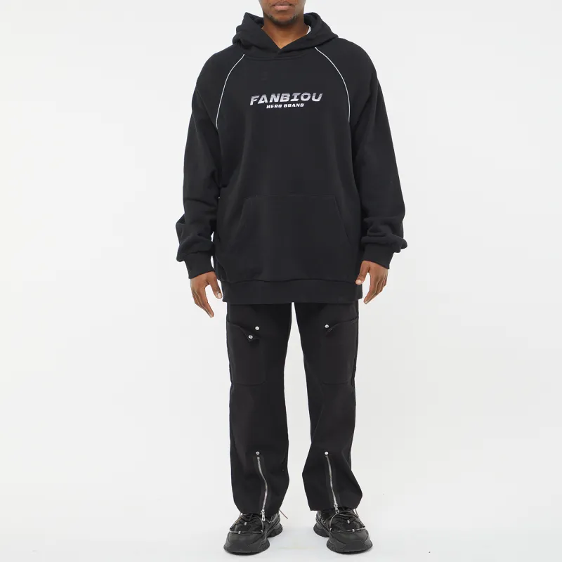 FANBIOU SS22 Casual Pants Unisex Black-5