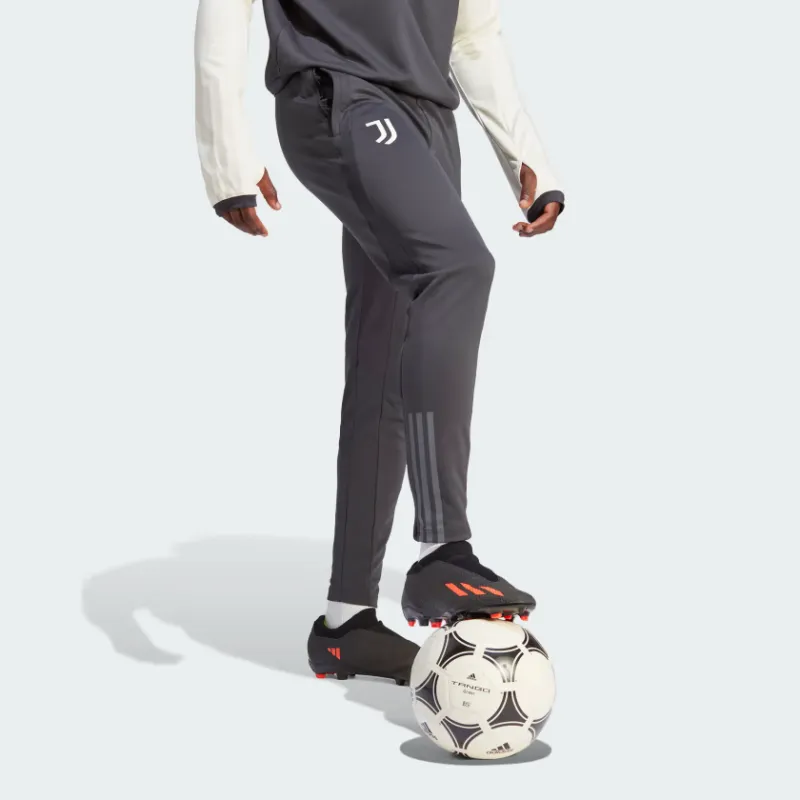 Adidas Juventus Knitted Sweatpants Men Gray-3