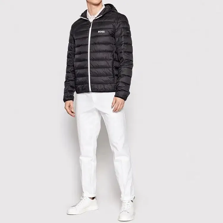 HUGO BOSS Logo Printed Padded Jacket-2
