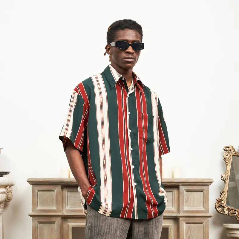 EMPTY REFERENCE Shirt Unisex Red Green-2