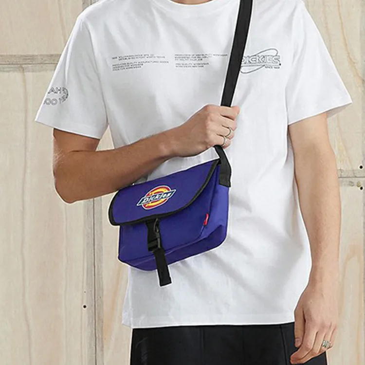 Dickies Polyester Shoulder Bag Crossbody Bag Small Size Unisex Navy-1