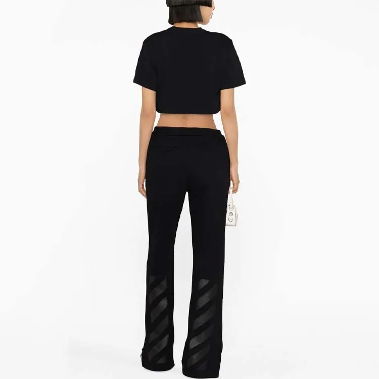 OFF WHITE Diag print Cotton Track Pants-1