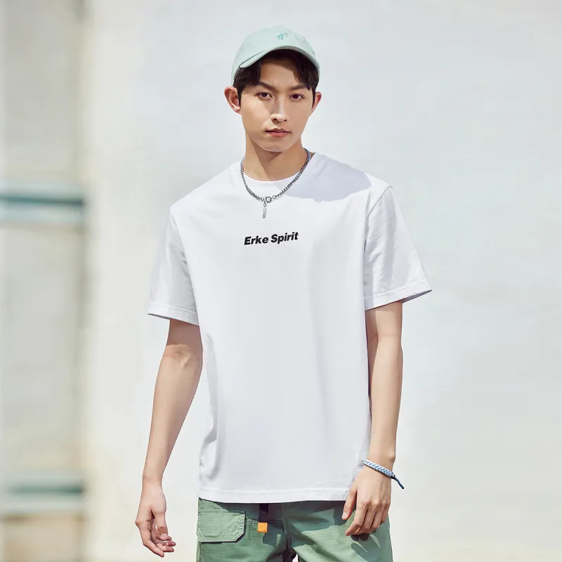 Erke Life Collection T Shirt Men's True White-6
