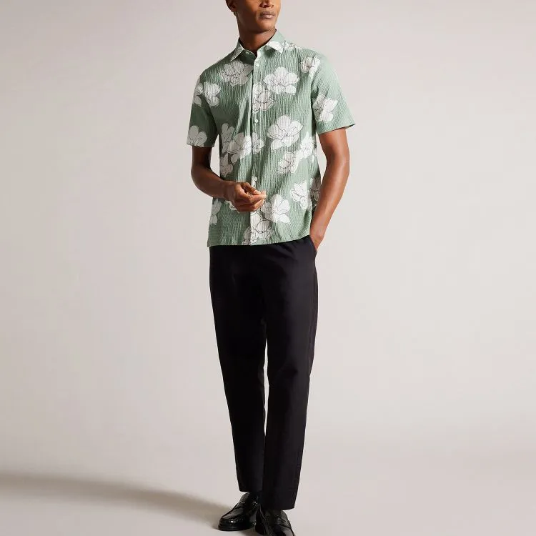 Ted Baker Shirts Men Light Green-1