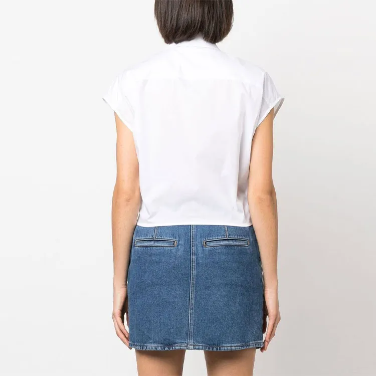 LOVE MOSCHINO Heart Button Short Sleeved Shirt-2