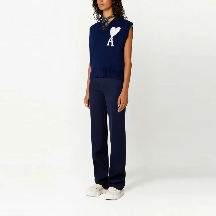 Ami Sleeveless Sweater-2