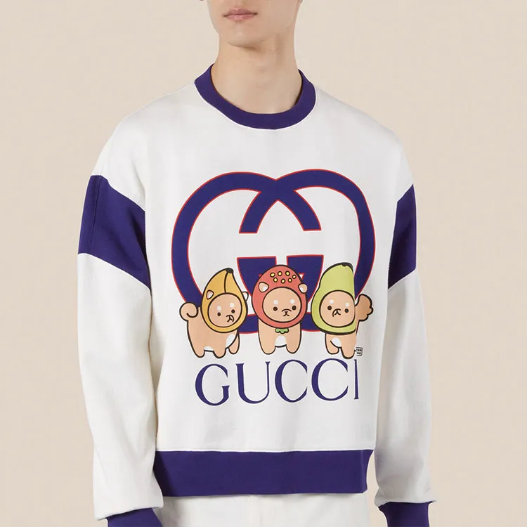 GUCCI SS23 Sweatshirt Men's White-3