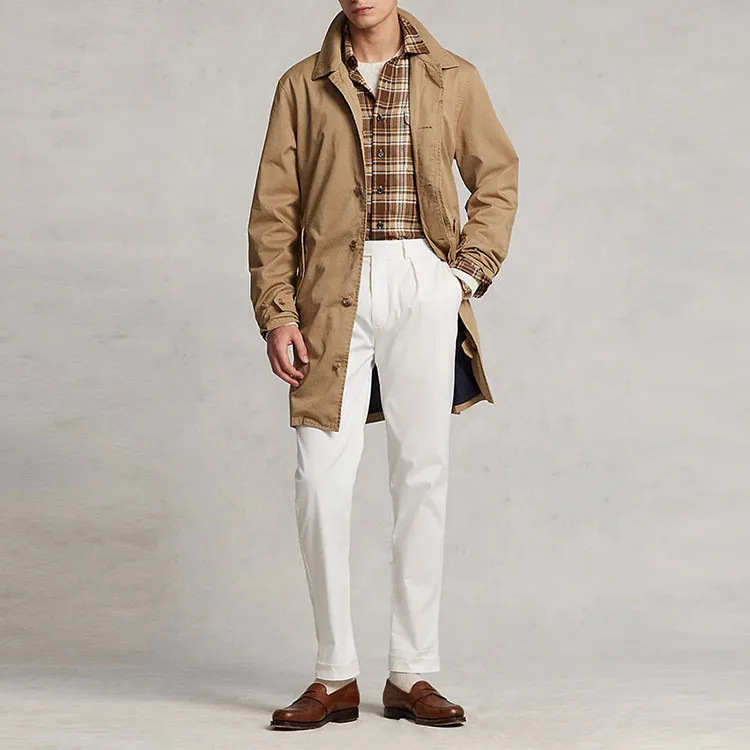 Polo Ralph Lauren Trench Coat Men's Camel Brown-1