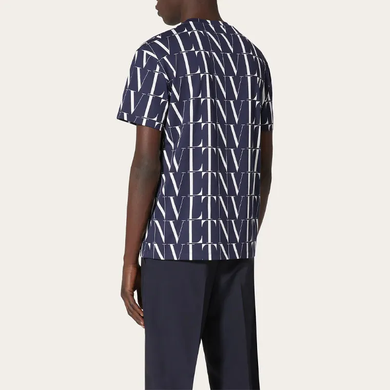 Valentino T Shirts Men Blue-2