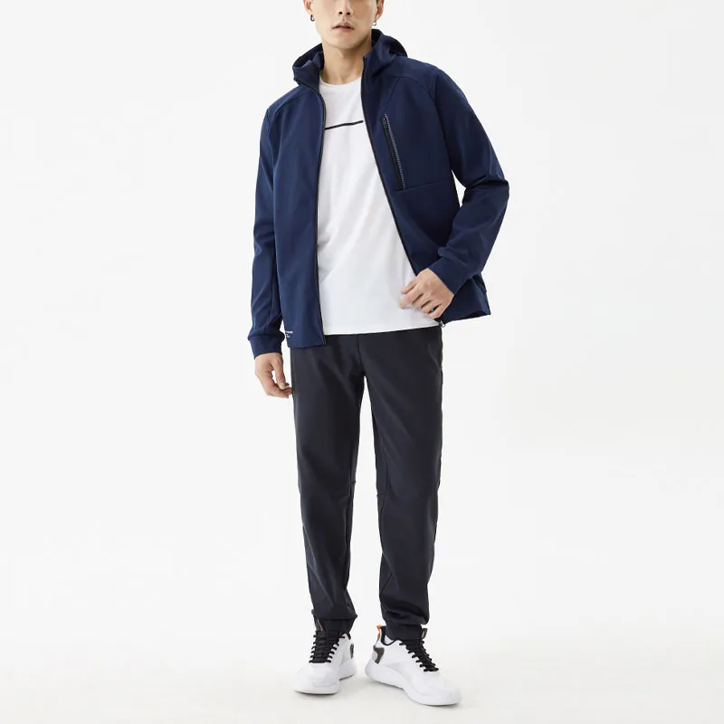 Anta Variety Training Collection Jacket Men's Riverbank Blue-3