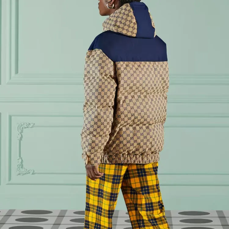 GUCCI Gg Canvas Goose Down Jacket-4