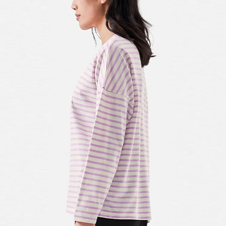 THE NORTH FACE Drop Shoulder Sleeve T Shirt Women's Purple-3