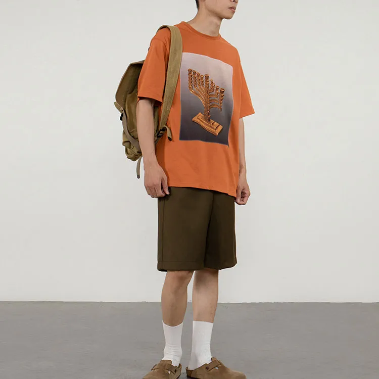 Crying Center T-Shirts Unisex Orange-2