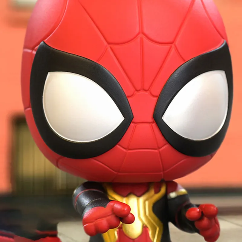 Hot Toys Spider Man Hero Without Return Set Of 3 Chibi Figures 8cm-2
