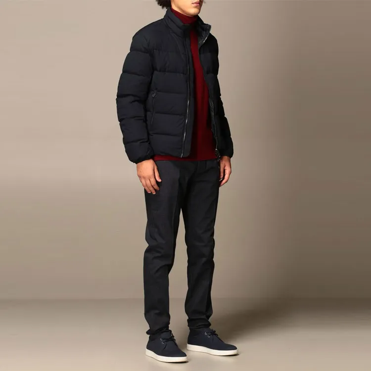 EMPORIO ARMANI Down Jacket Men's Marine Blue-2