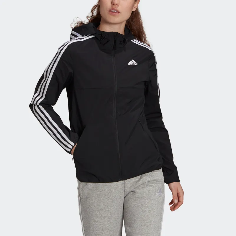 Adidas Windbreaker Jacket Fall Women's Black-1