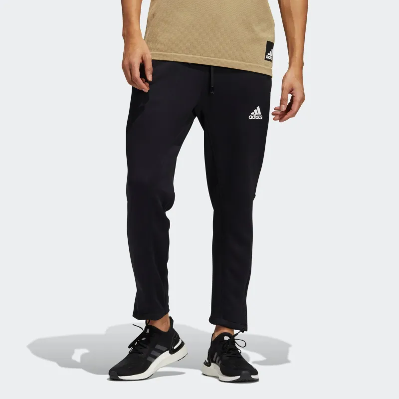 Adidas Knitted Sports Pants Men's Black-2