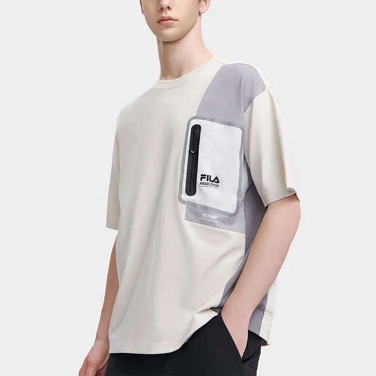 FILA T Shirt Men's Elegant Gray-3
