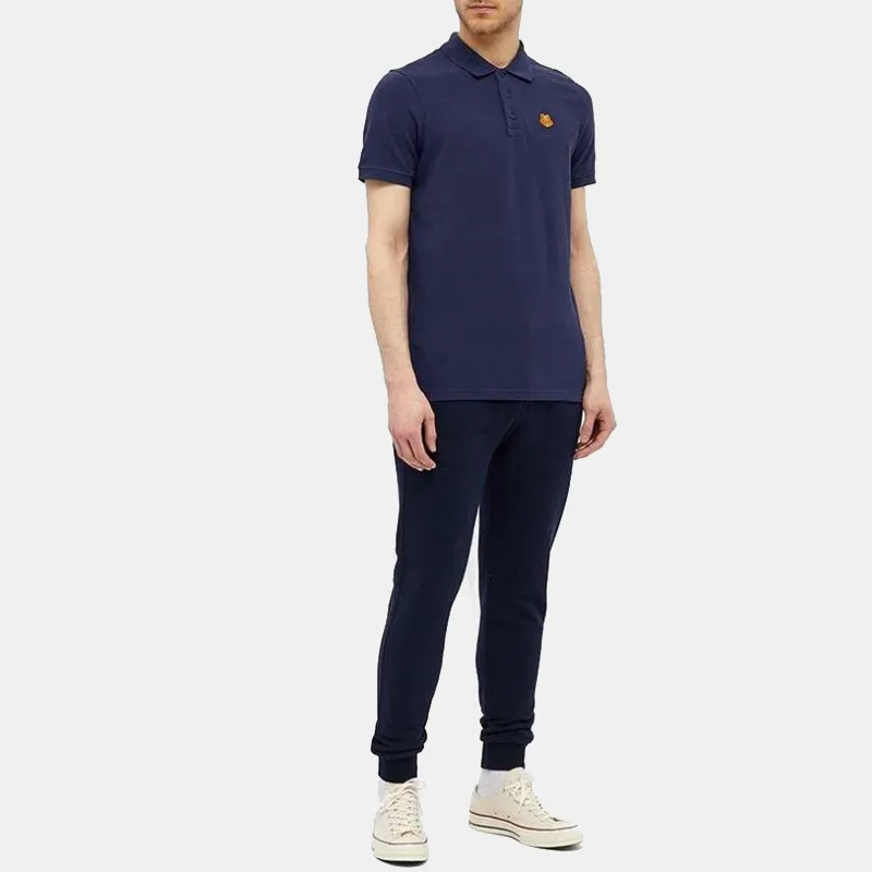 KENZO Classic Tiger Head Polo Shirts Men Dark Blue-2