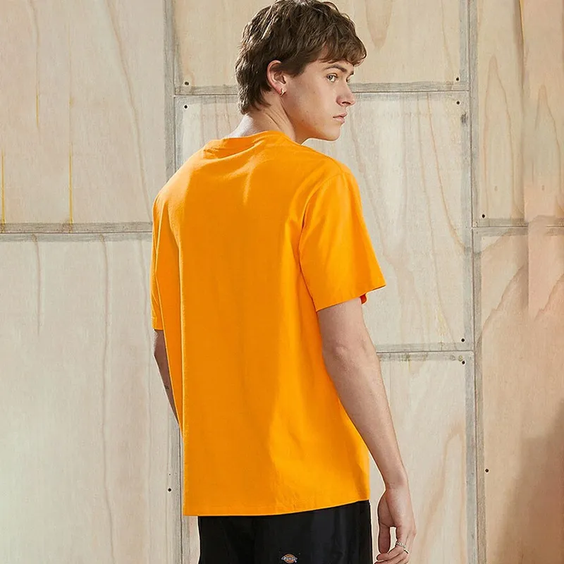Dickies T Shirts Men Yellow Green-2