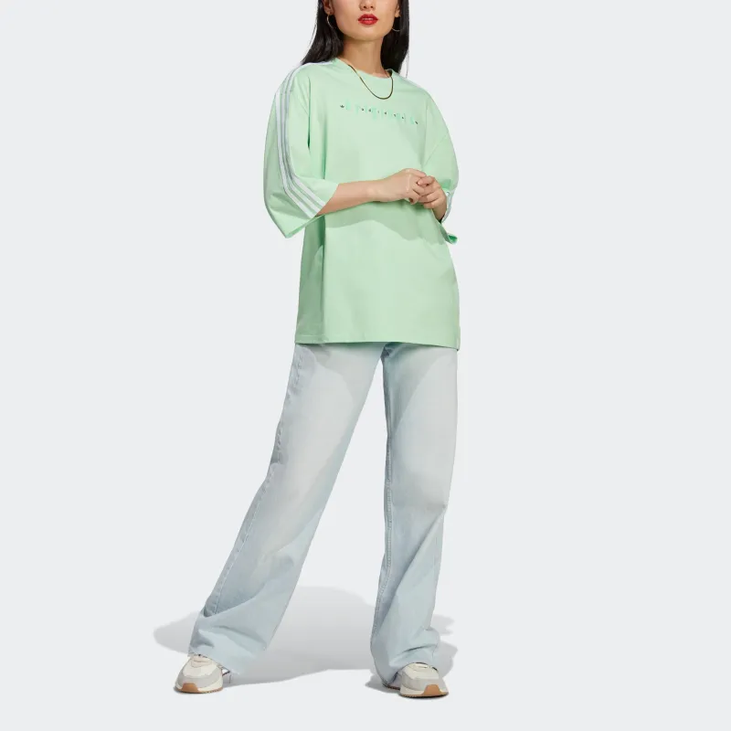 Adidas Originals T Shirts Women's Honor Mint Green-3
