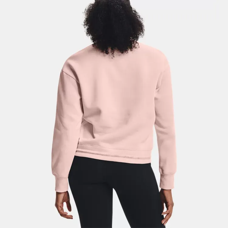 Under Armour Sweatshirt Winter Women's Pink-4