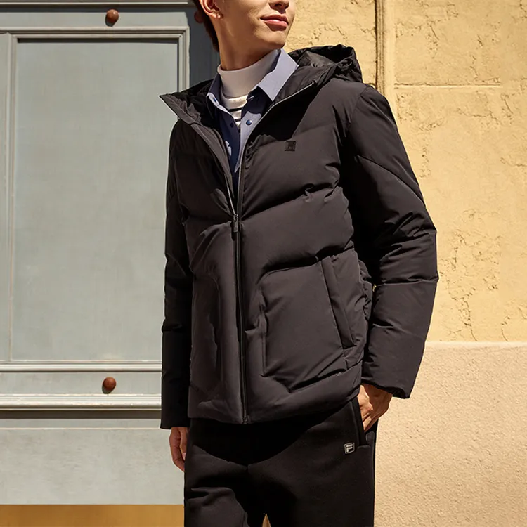 FILA Down Jacket Men's Jet Black-4