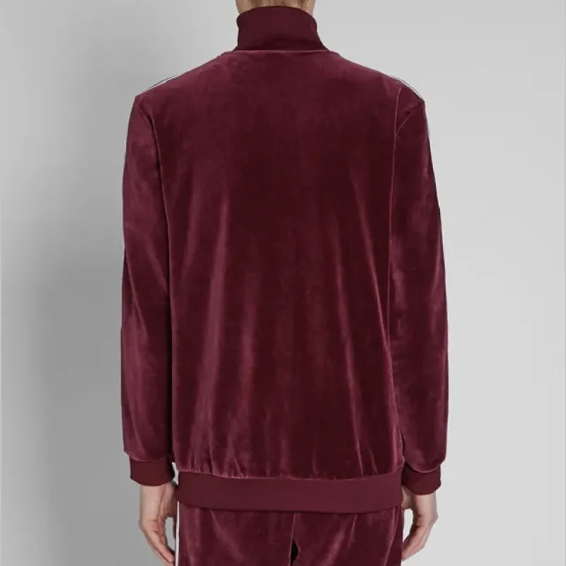 Adidas Originals Jackets Men Burgundy-2