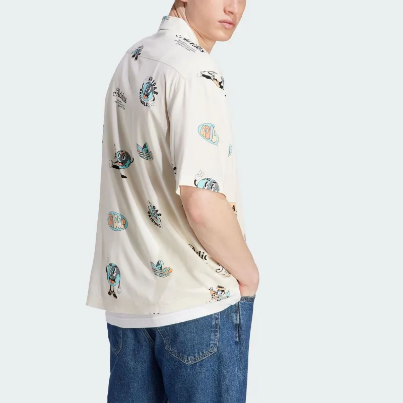 Adidas Originals Shirt Men's Wonder White-3