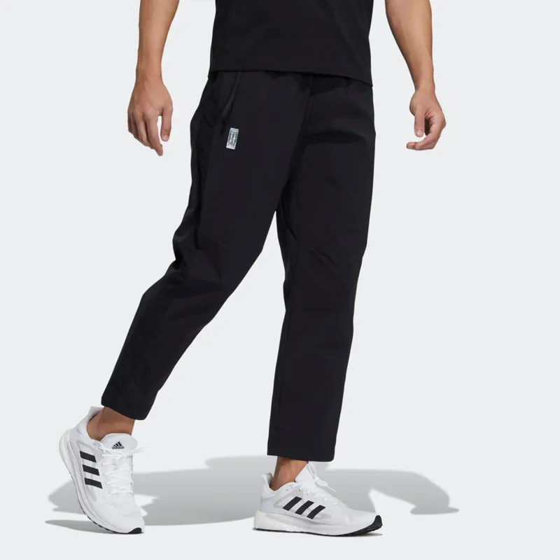 Adidas Knitted Sweatpants Men's Black-4