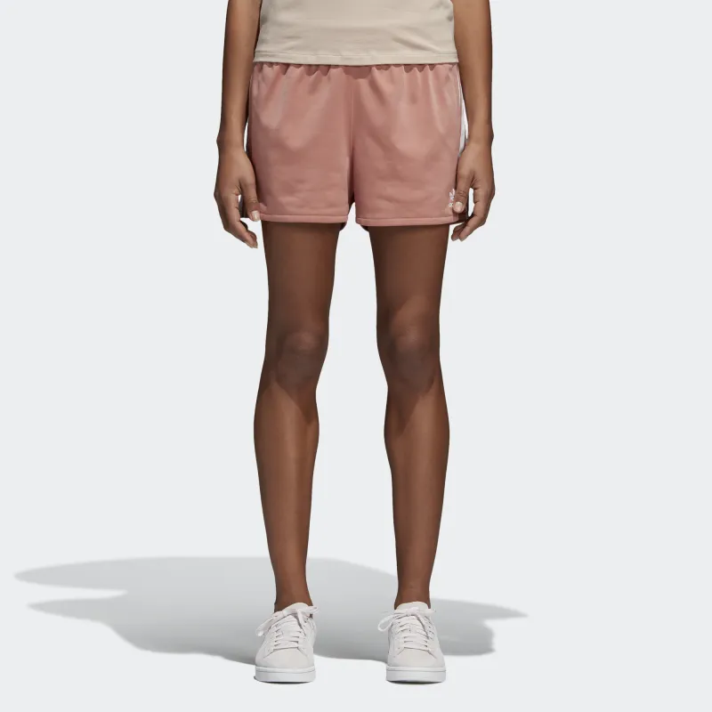 Adidas Originals 3 Stripes Casual Shorts Women's Pink-2