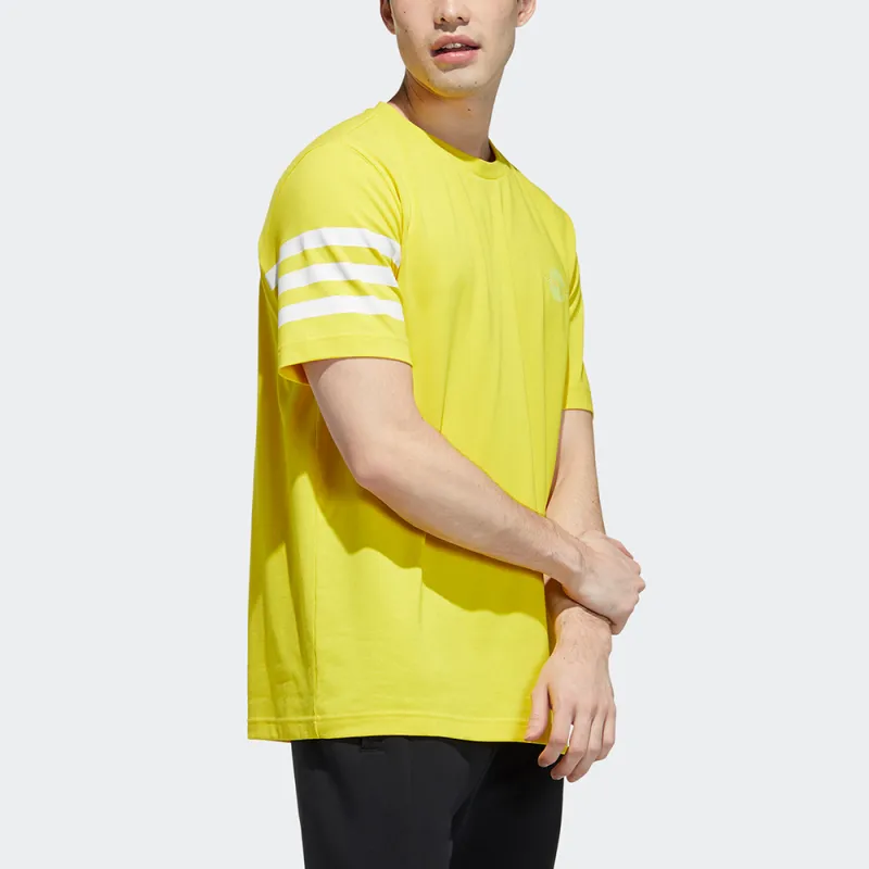 Adidas Neo T Shirt Men's Yellow-3