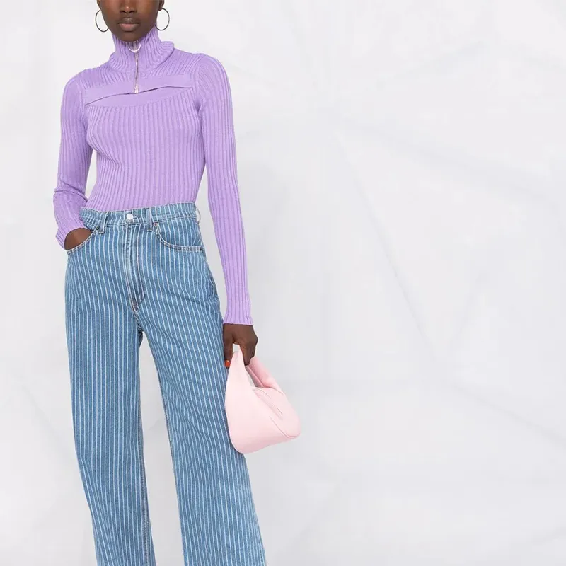 MSGM FW21 Sweater Women's Light Purple-2