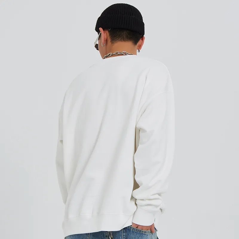 MAKE HAPPINESS Sweatshirts Unisex White-2