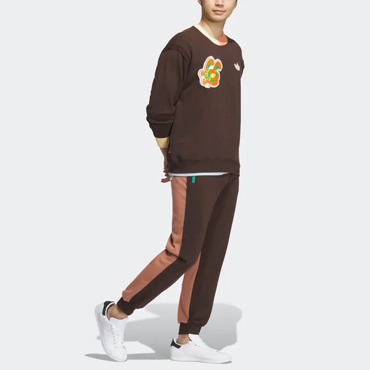 Adidas Originals MELTING SADNESS SWEAT Sports Pants Unisex Brown-3