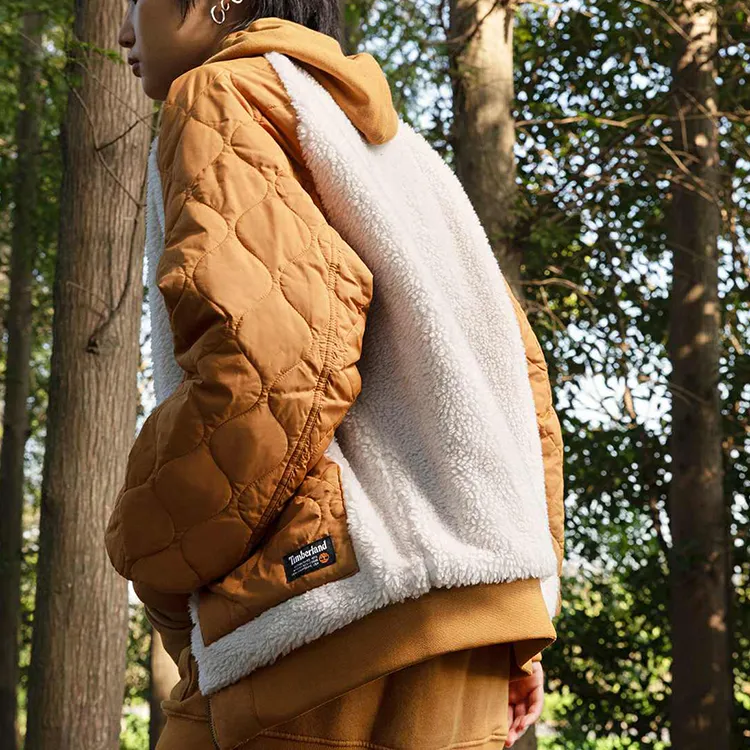 Timberland Puffer Jacket Women's Wheat-5