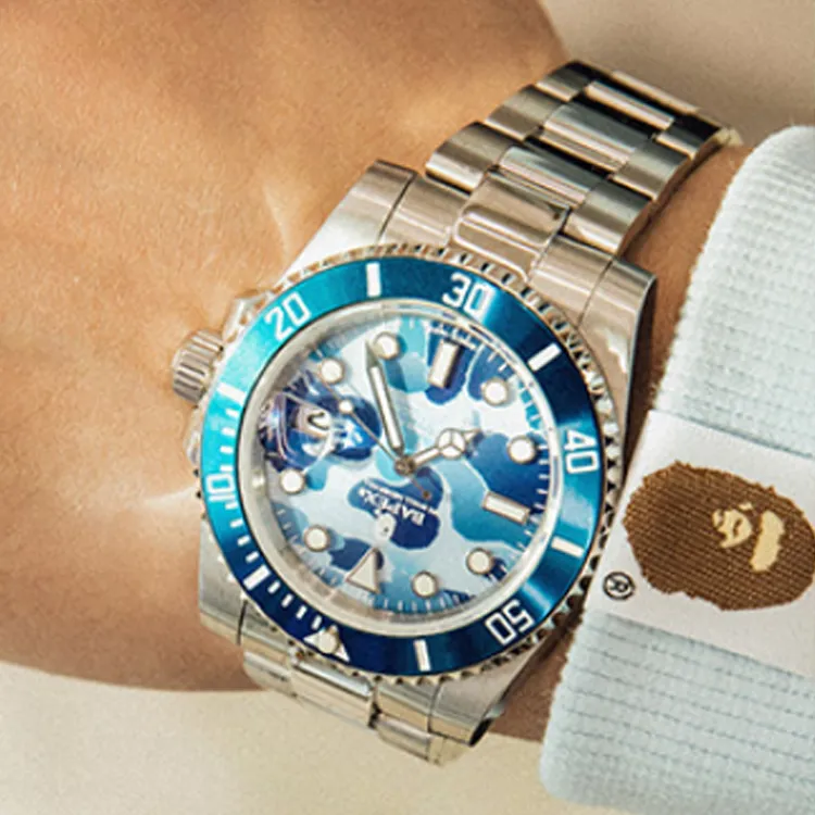 A BATHING APE TYPE 1 BAPEX Mechanical Movement Watch Men's A BATHING APE TYPE 1 BAPEX Mechanical Movement Watch Men's
