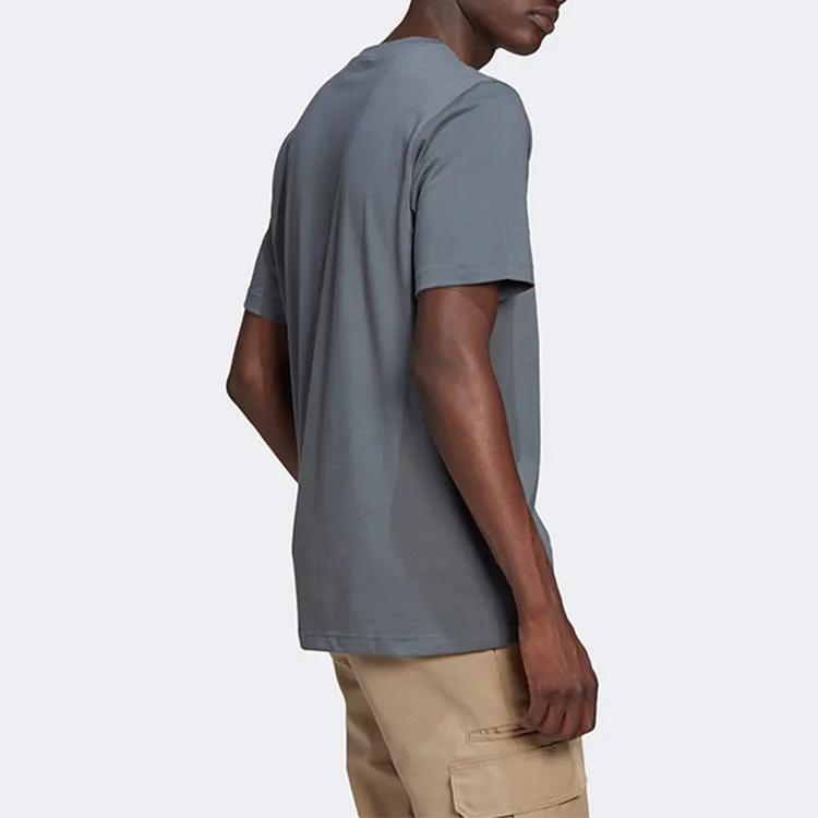 Adidas Originals Trefoil T Shirts Men Oxide Blue-1