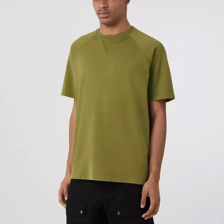 Burberry T Shirts Men Green-3