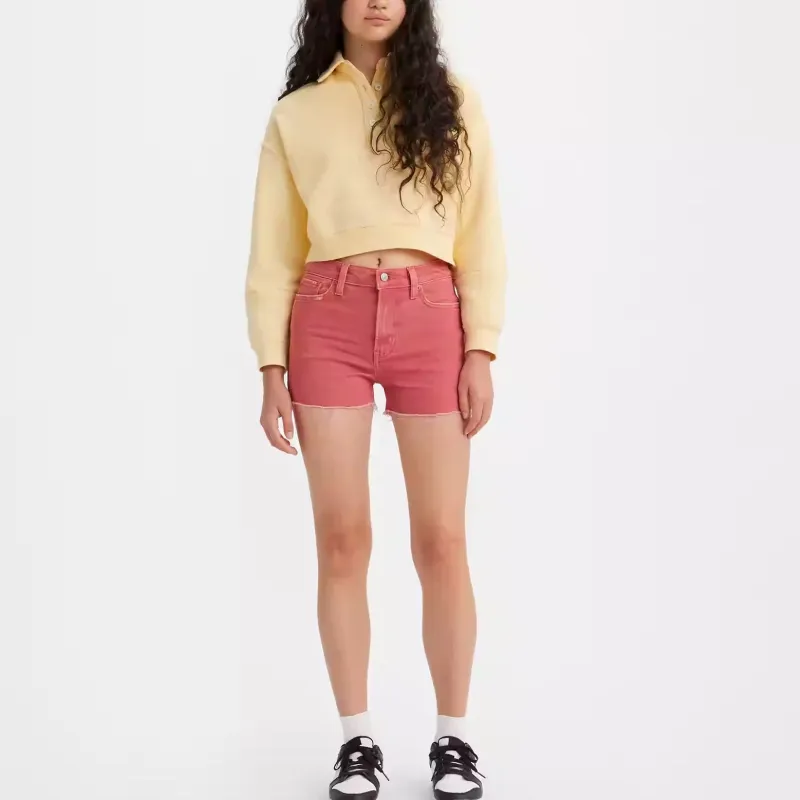 Levis Denim Shorts Women's Pink-1